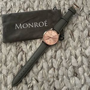 NWT Monroe Rose Gold Watch